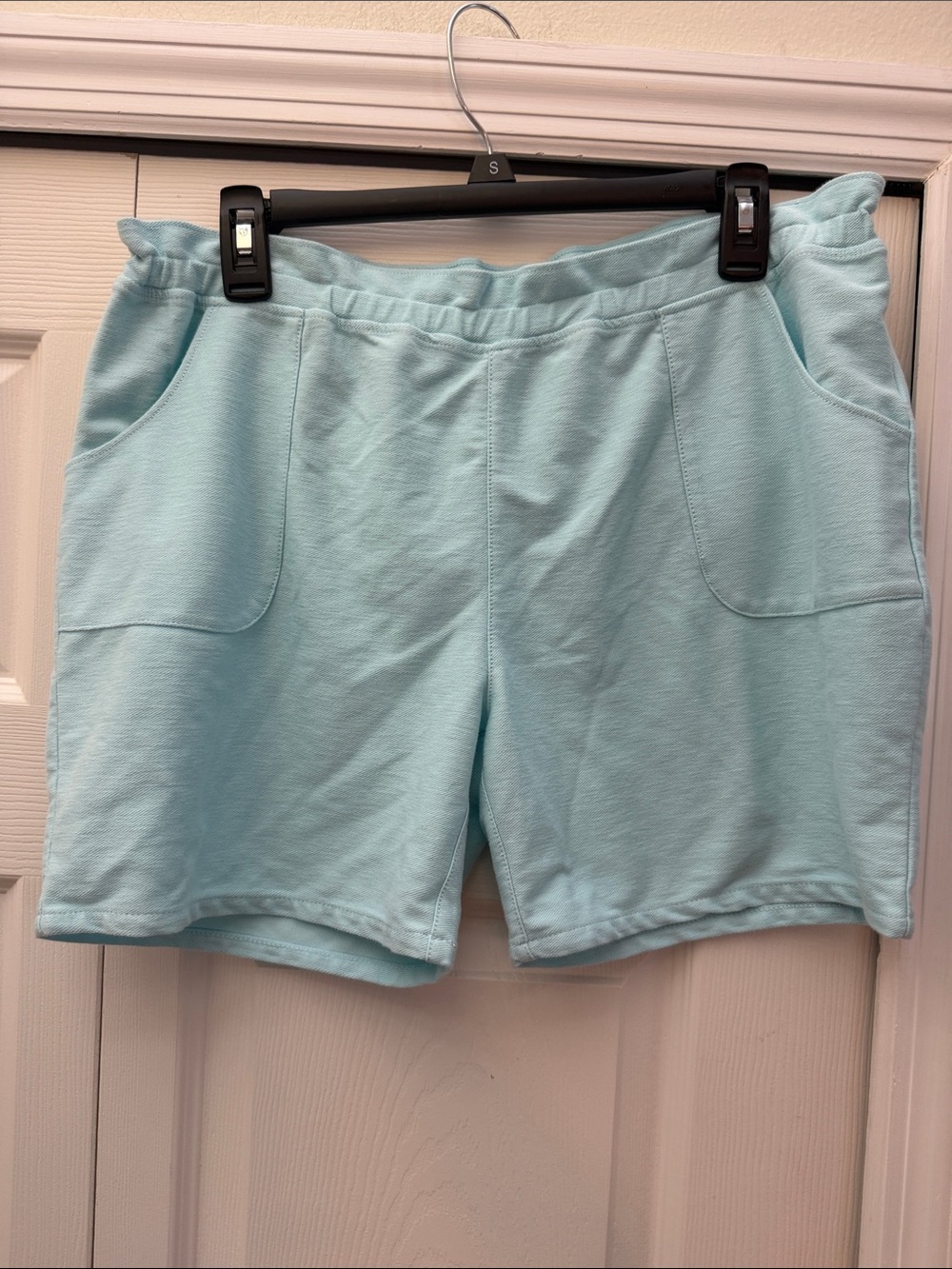 Lands' End Light Blue High Waist Women’s Shorts